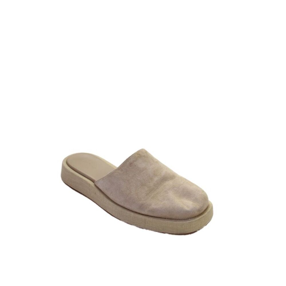 Gia/rhw Womens Suede Slip On Low Heels Mules Sandals Shoes Brown Size 9